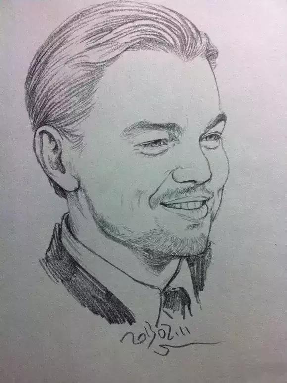 速写看一眼画一笔,用速写的方法画肖像画