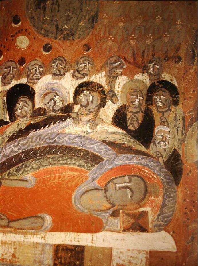 敦煌428窟介绍,敦煌329窟壁画飞天图