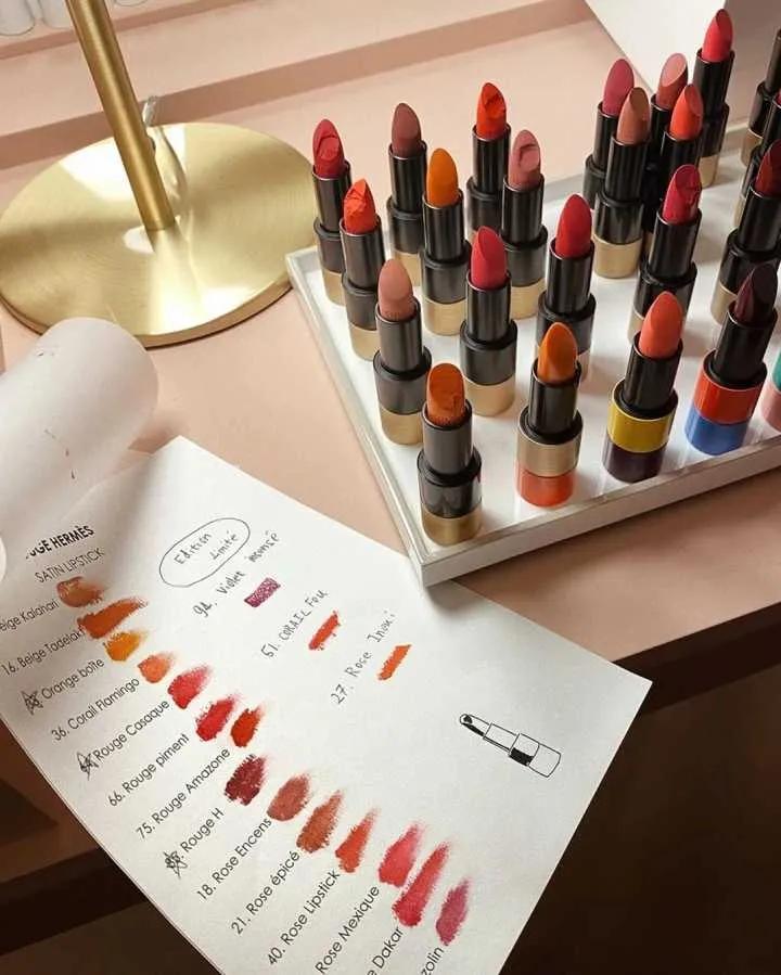 爱马仕口红33号色怎么涂能显白,爱马仕口红李佳琦推荐色