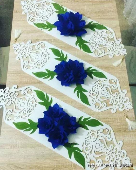 不织布手工花朵diy图册,制作不织布diy手工小花