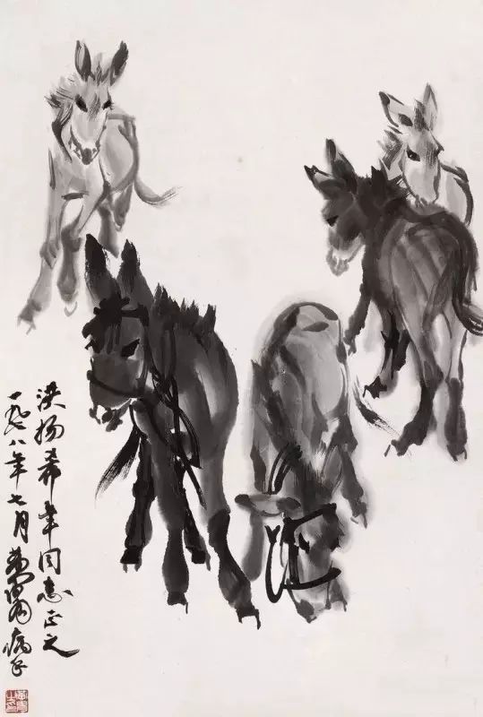 齐白石的虾徐悲鸿的马歇后语,齐白石画虾徐悲鸿画马还有谁