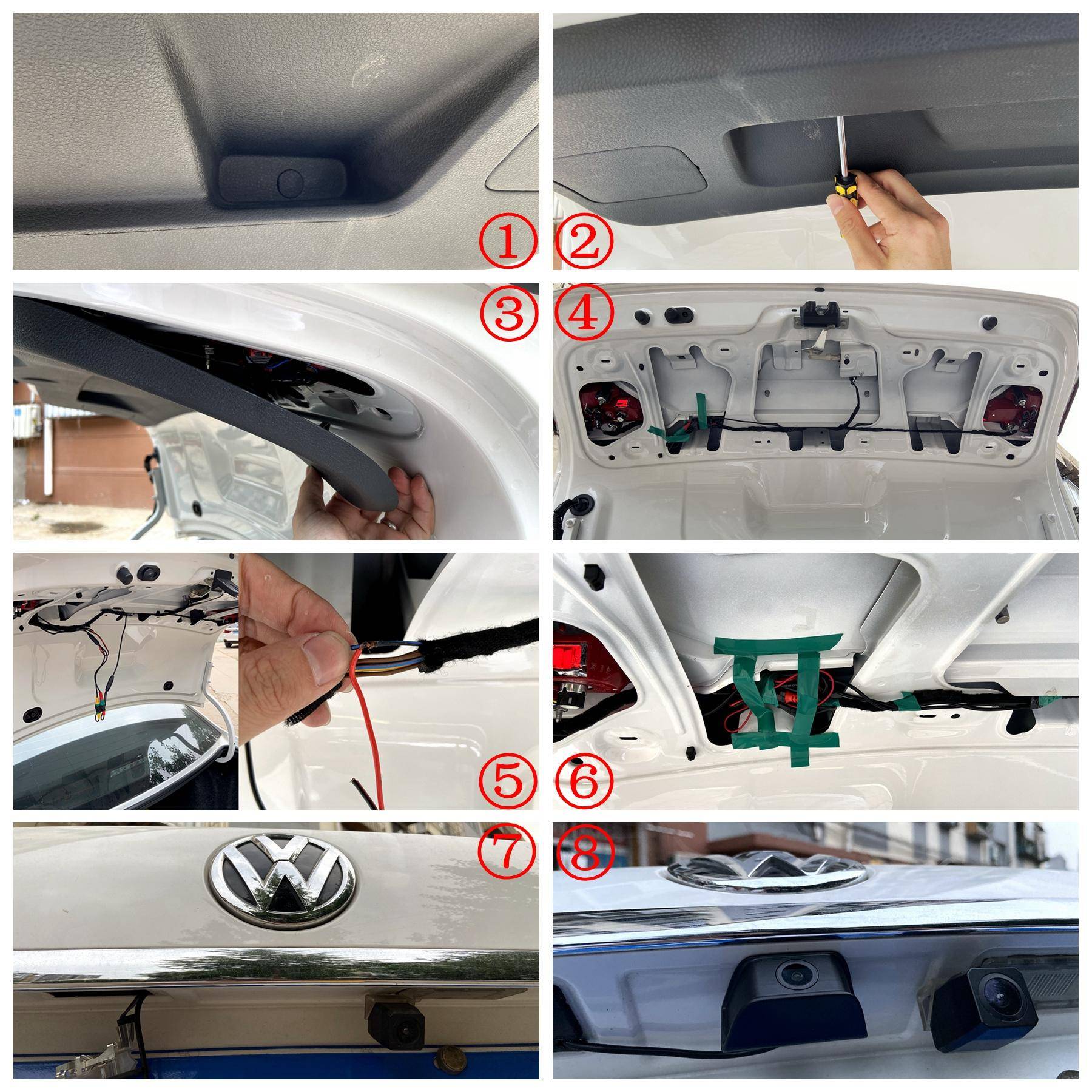 安装后视镜标准化操作,加装流媒体后视镜的安装操作方法