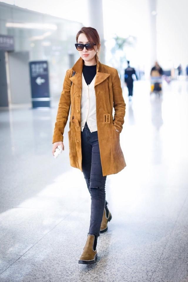 马苏穿长筒靴图文,马苏穿过膝长筒靴