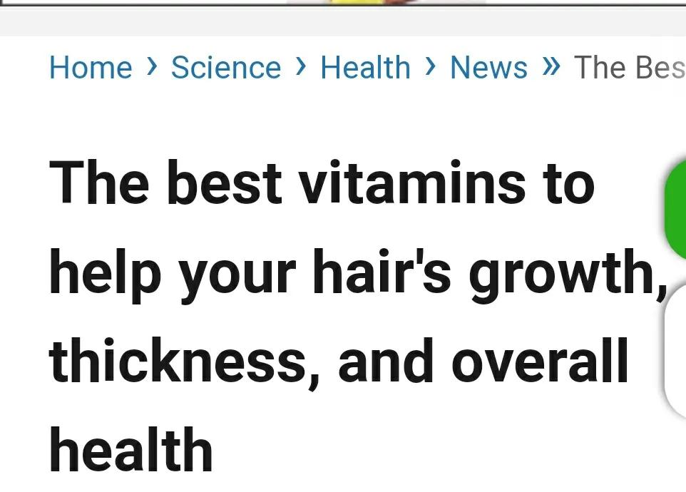 神奇的维生素，可以帮助你的秀发浓密和健康生长