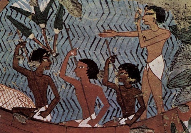 古埃及为啥怕河马,古埃及人生活场景