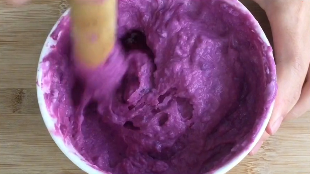 酸奶紫薯雪媚娘不用奶油,自制紫薯雪媚娘不用玉米淀粉