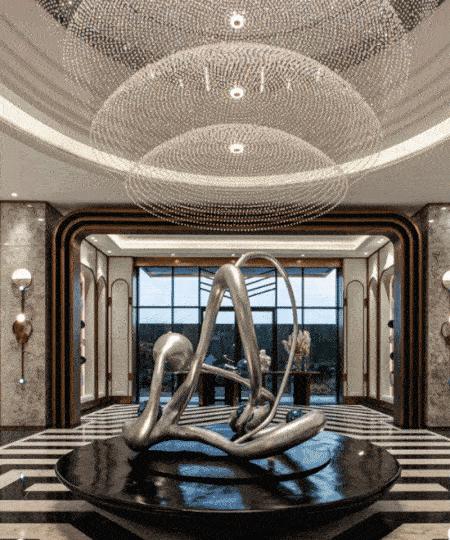 奥迅设计公司,高明方直珑湖湾样板间