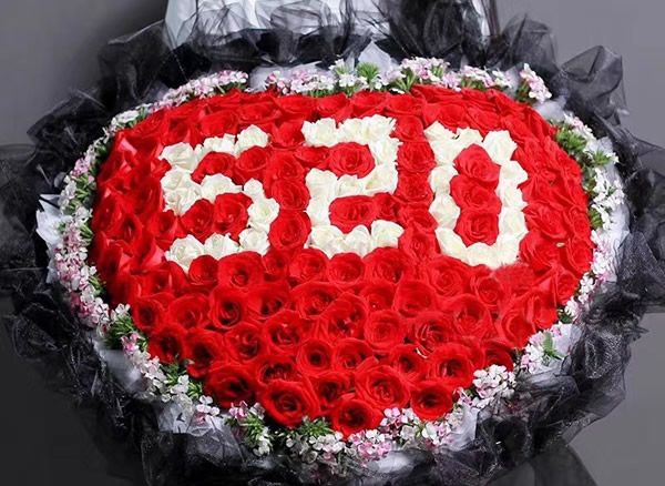 520情人节鲜花同城配送直播专场,520鲜花外卖订单