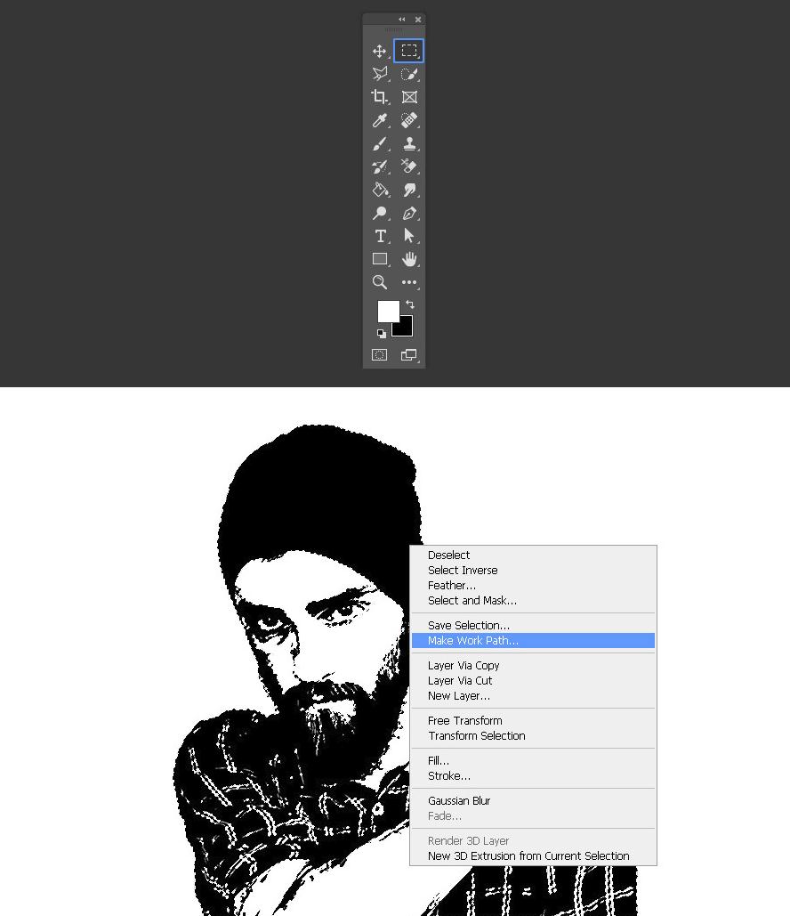 ps位图转换矢量,很有文艺气质