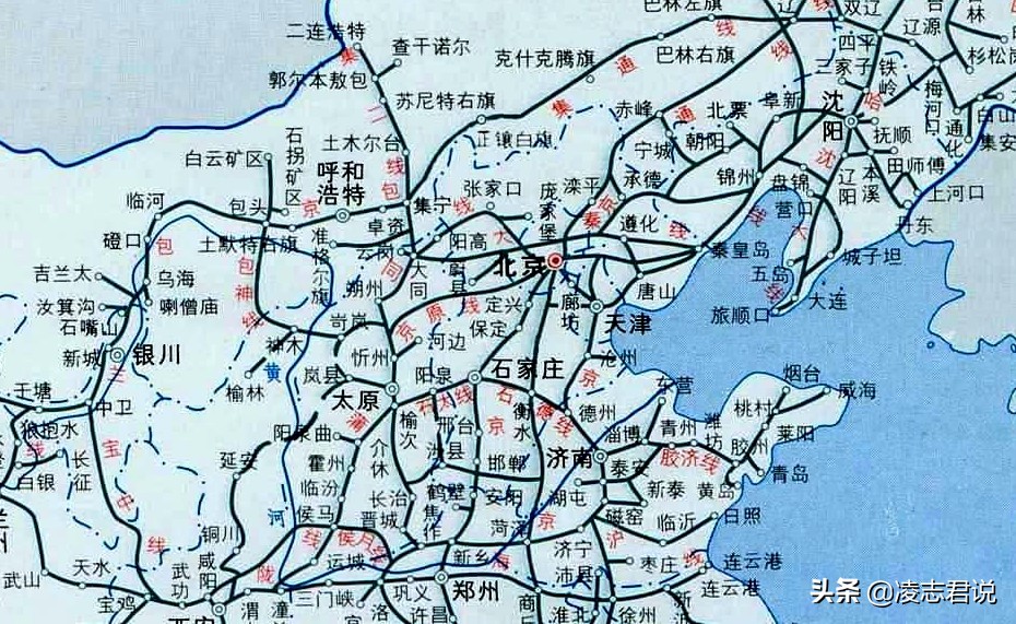 从铁路通达度这个角度来看一看河北的高铁布局