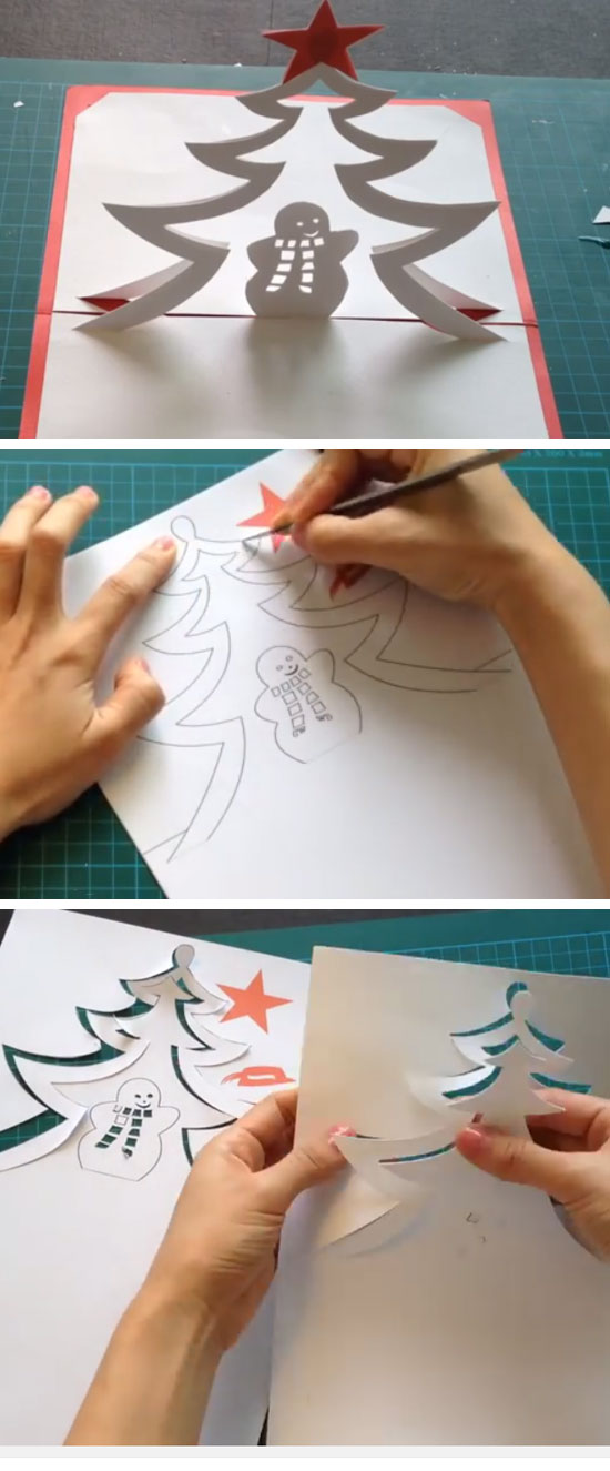 圣诞节一起来做超萌小贺卡,下雪天怎么陪孩子玩儿