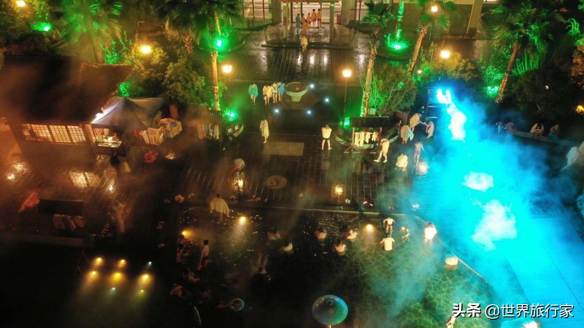 三里畈泡温泉沿途看风景,春节游玩三里畈温泉圣地开心就好