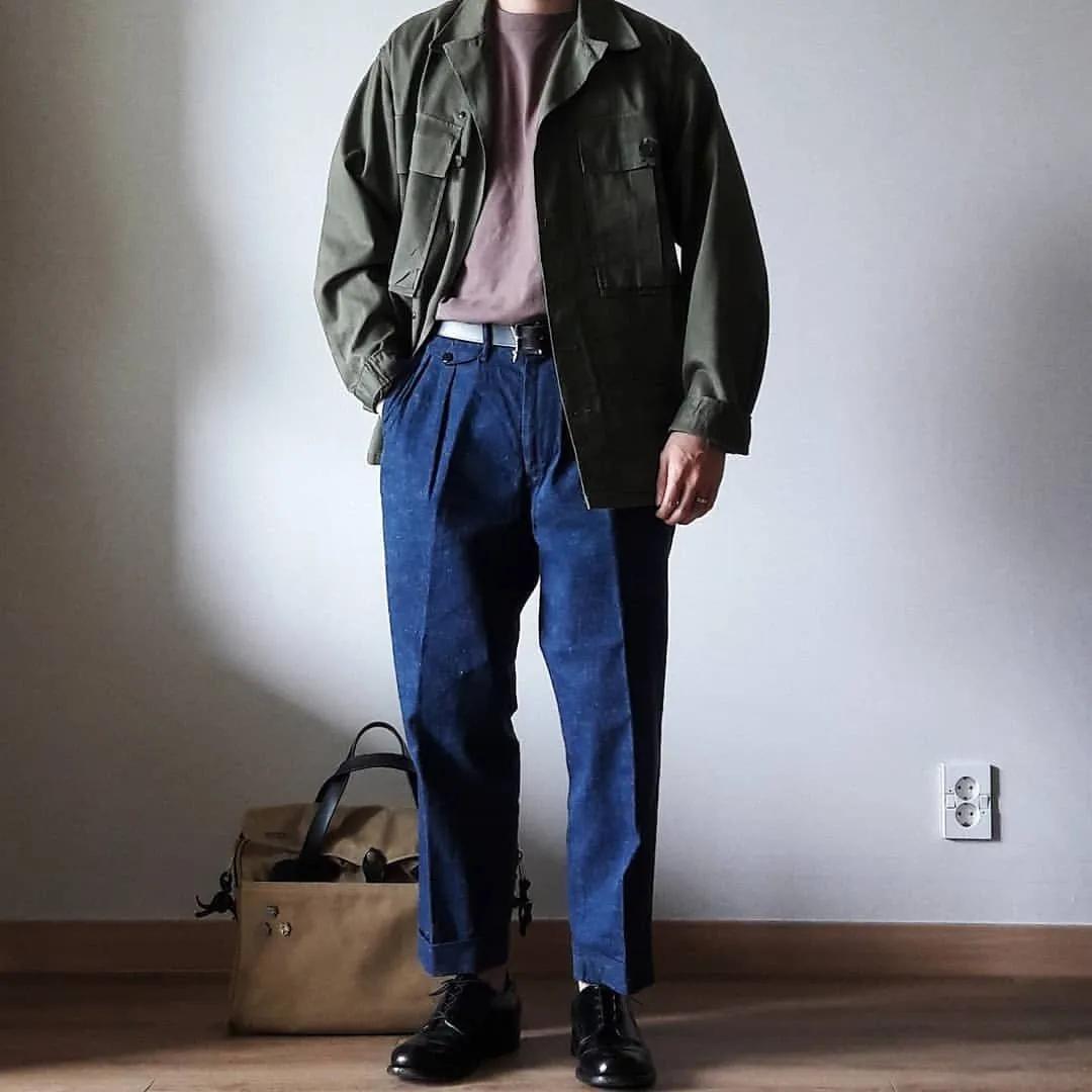 穿军装不要再说M65了,HBT能让你更复古