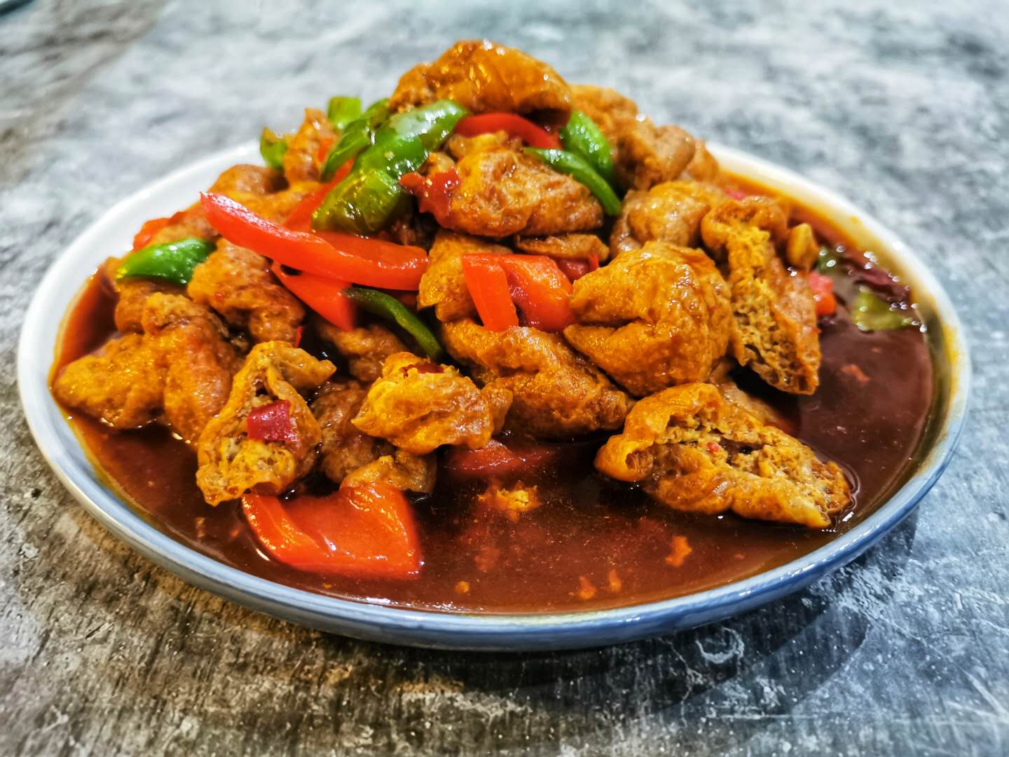 油豆腐好吃的炒法,油豆腐最好吃的做法第一美食