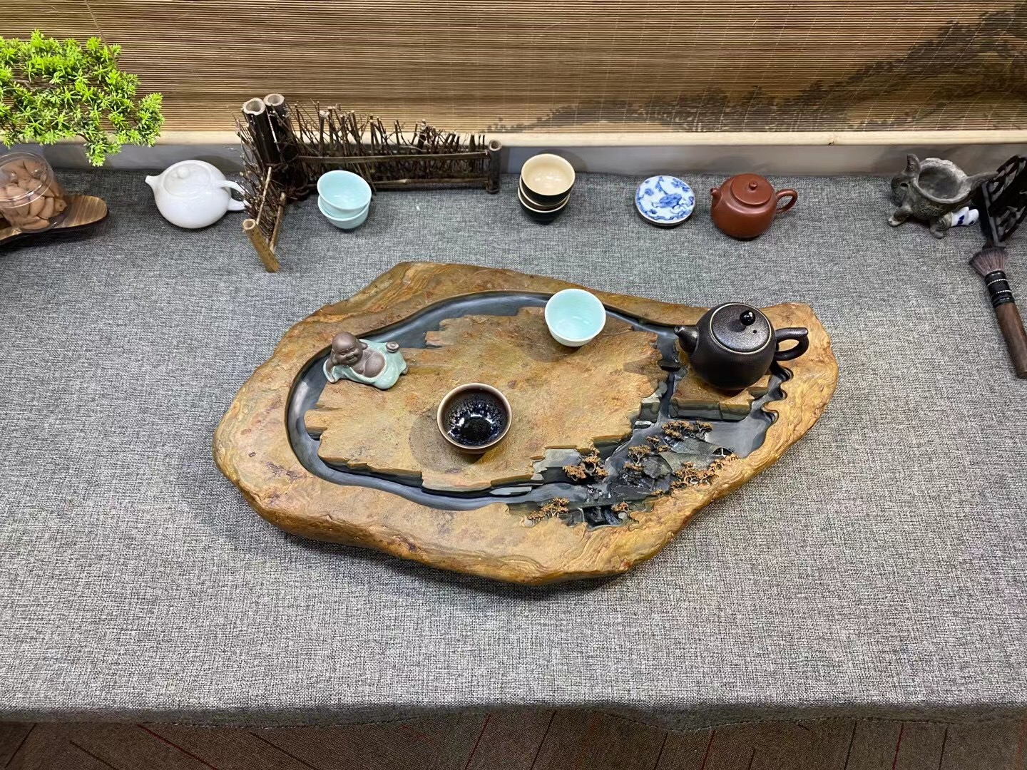 石头茶盘哪一种石头比较好,石头茶盘刻什么好