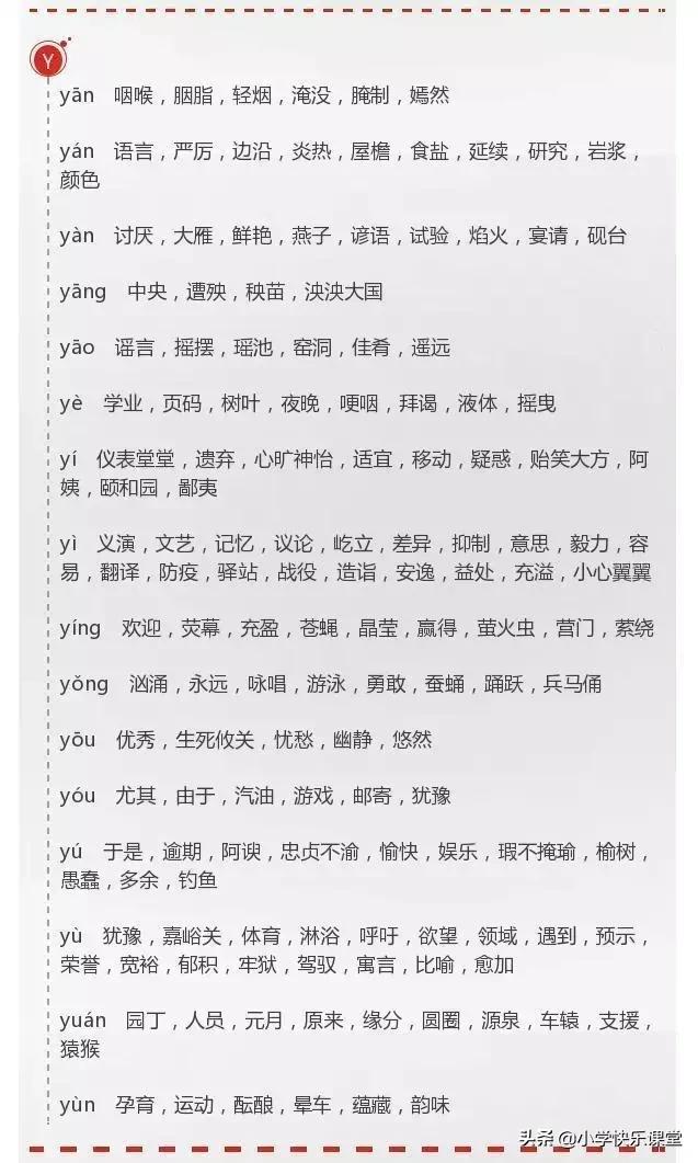 同音字大全及拼音,小学生常见同音字