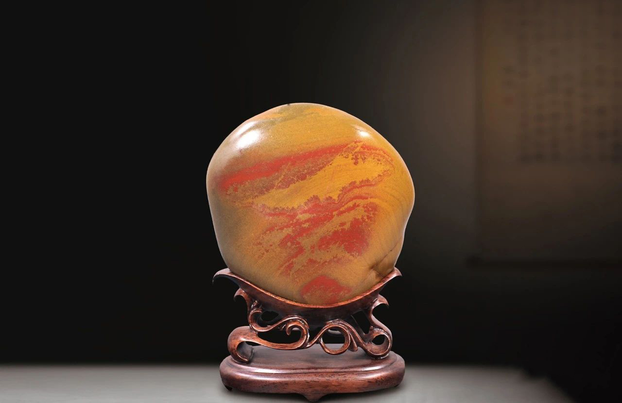 难得一见的赏石,福禄寿赏石