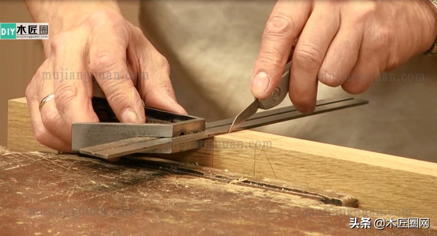 木匠手艺榫卯结构制作,木匠榫卯制作教程
