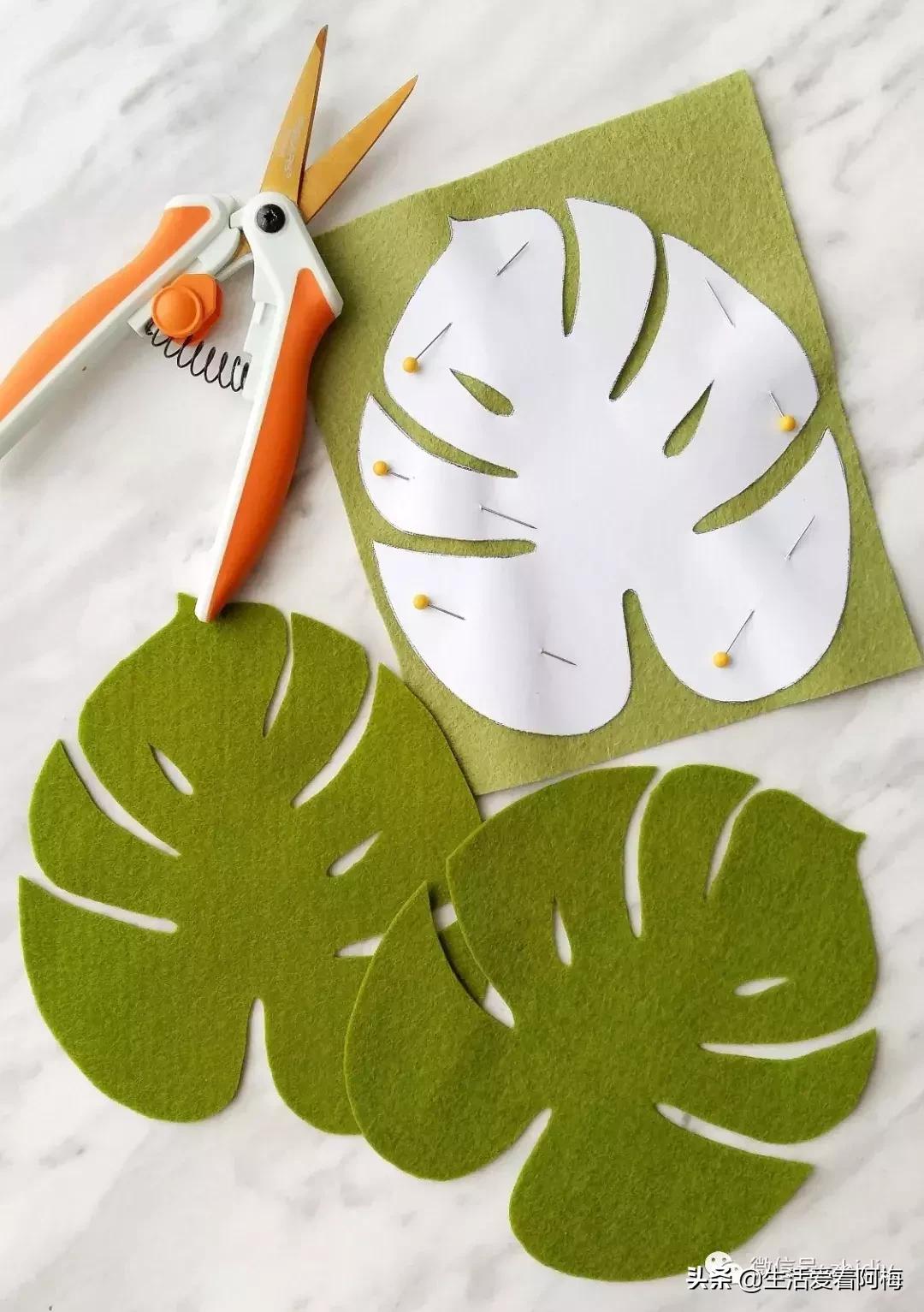 做手工布艺大全简单又漂亮,儿童节手工a4不织布布艺作品