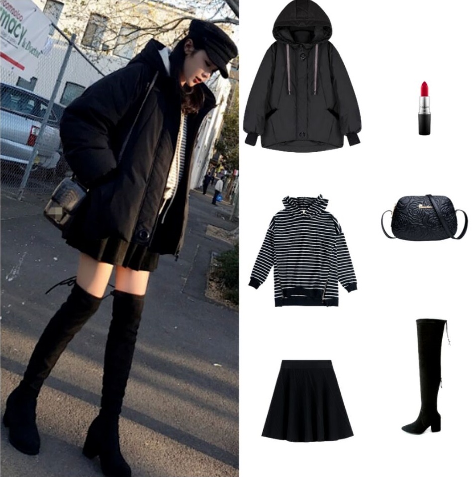 今年流行的羽绒服款式时髦又百搭,今年流行的短款羽绒服穿搭