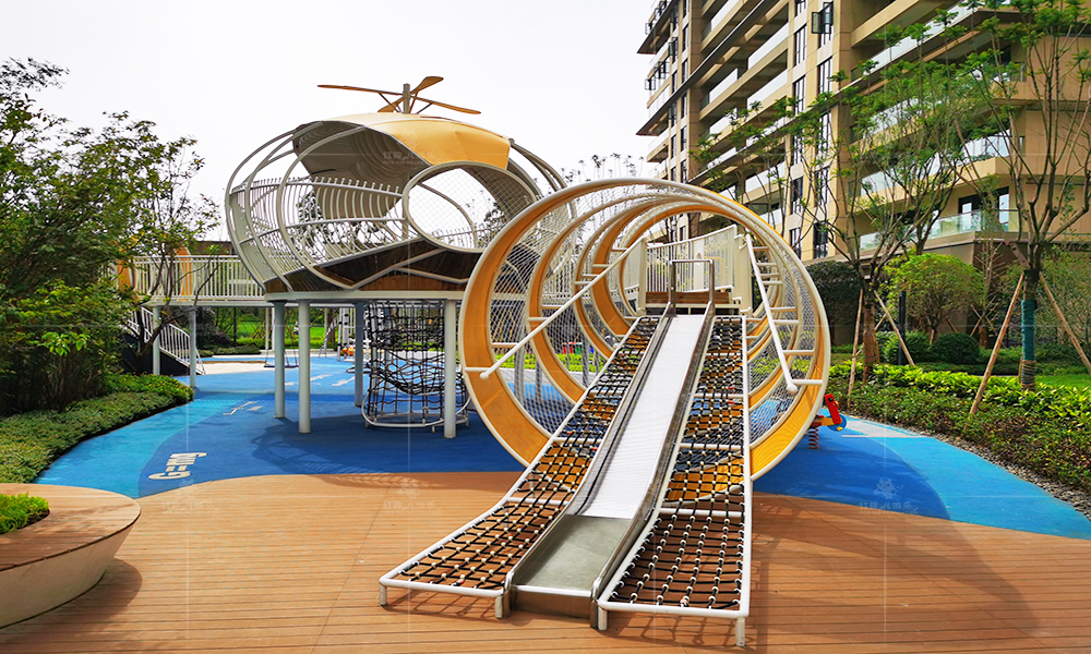 小区内儿童游乐场,理想城游乐场儿童乐园