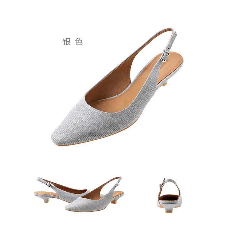 精致女人尖头气质鞋,高雅有女人味的猫跟鞋