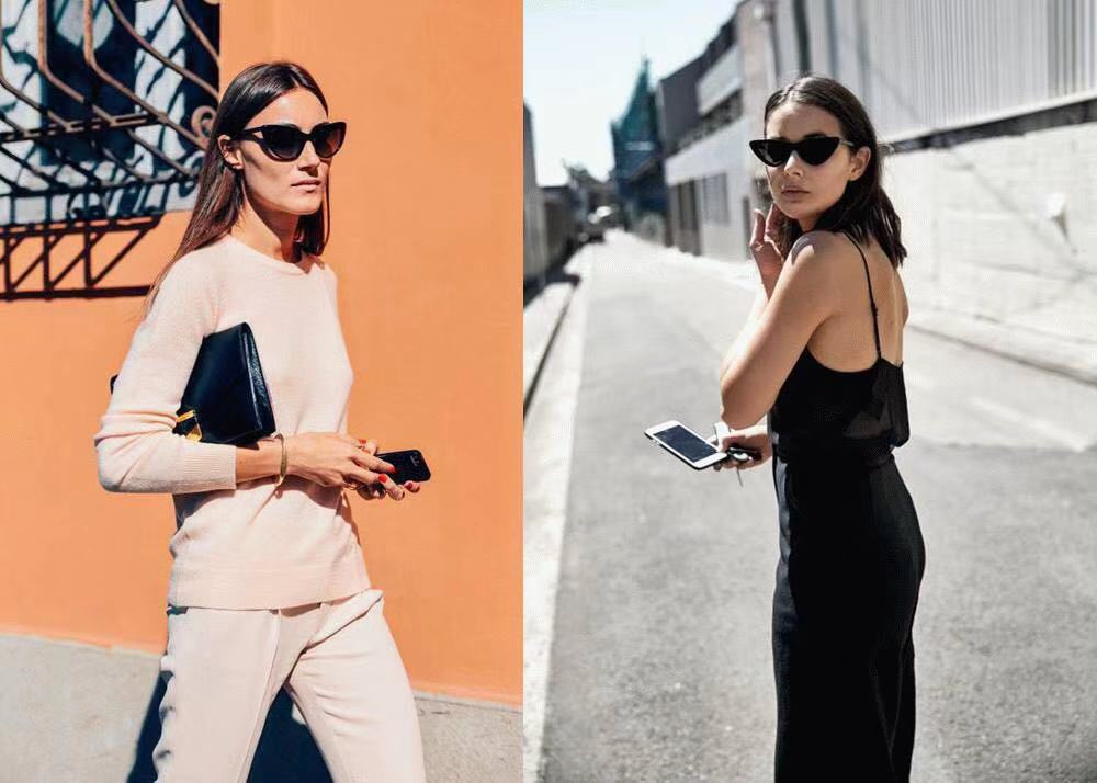 出门凹造型必备墨镜,凹造型必备的墨镜怎么戴都好看