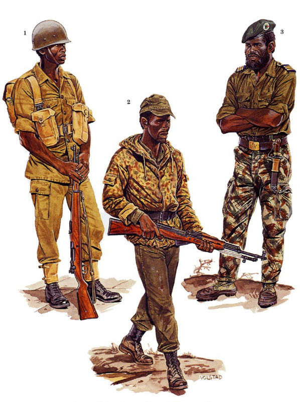 非洲解放战争，葡萄牙、安哥拉和莫桑比克军服图册