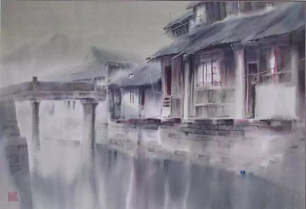 宁波著名水彩画家孙宁,孙宁水彩100幅欣赏