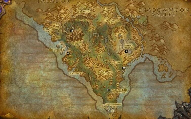 魔兽世界德拉诺宝藏图,魔兽世界古树的遗产