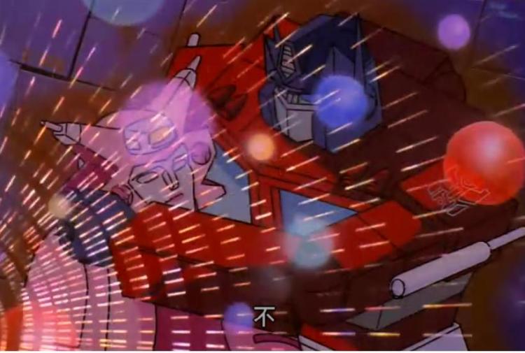 擎天柱领袖之证中的高光时刻,擎天柱第一部登场时的样子