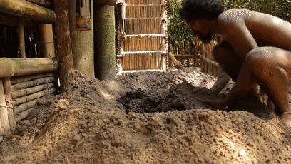 木棍怎么挖出泳池,一根棍子挖出一个游泳池