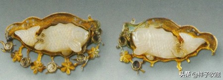 明代金镶嵌玉头饰,明代金镶玉麒麟图片大全