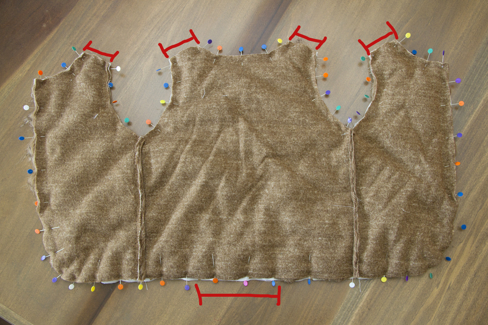 小背心裁剪与缝制入门,老年人背心的裁剪与缝制过程