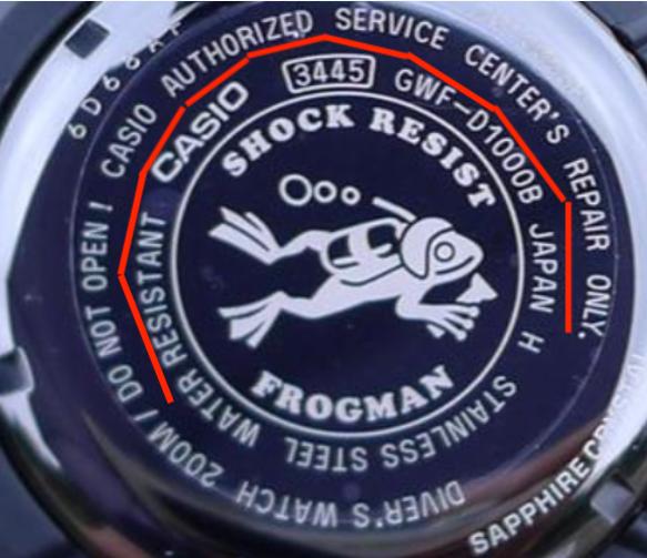 卡西欧手表的背面信息解读 (卡西欧手表功能字母代表)