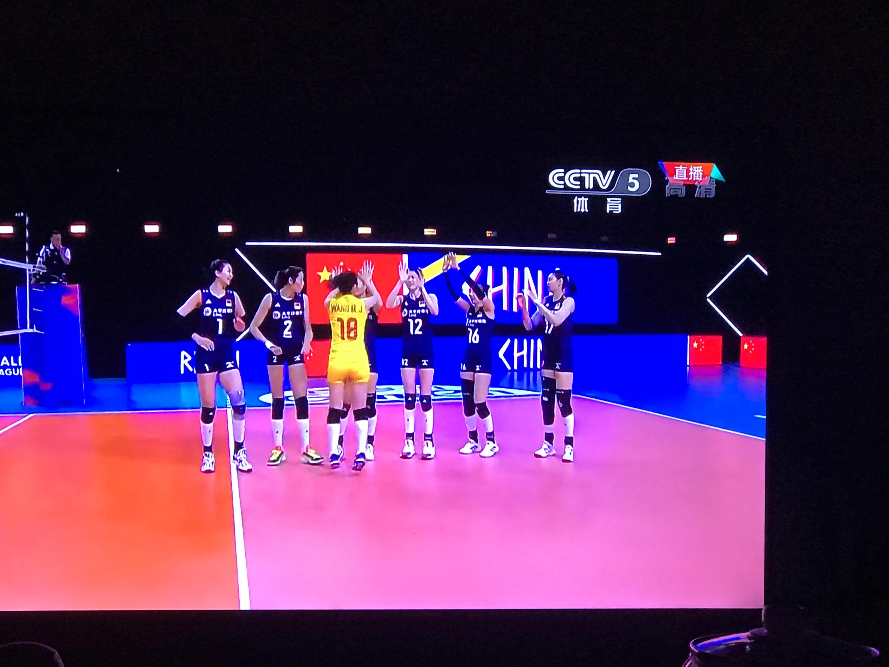 #世界女排联赛#中国女排vs多米尼加女排3:1