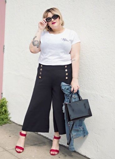 166130斤胖女孩穿搭,矮胖女生穿搭合集