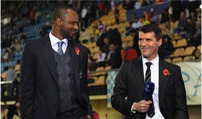 基恩与维埃拉,基恩在球员通道怒怼维埃拉翻译