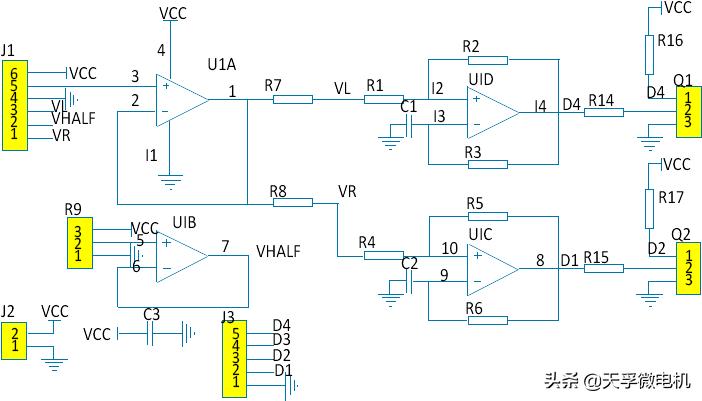 微型直流电机电源接线,微型电机驱动电路原理图