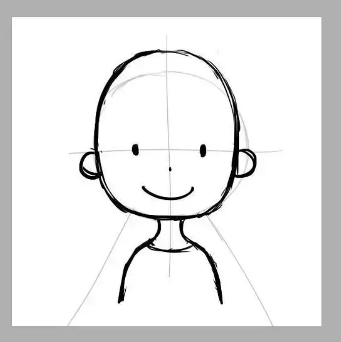 sai卡通头像绘画教程,sai厚涂肖像画教程新手入门