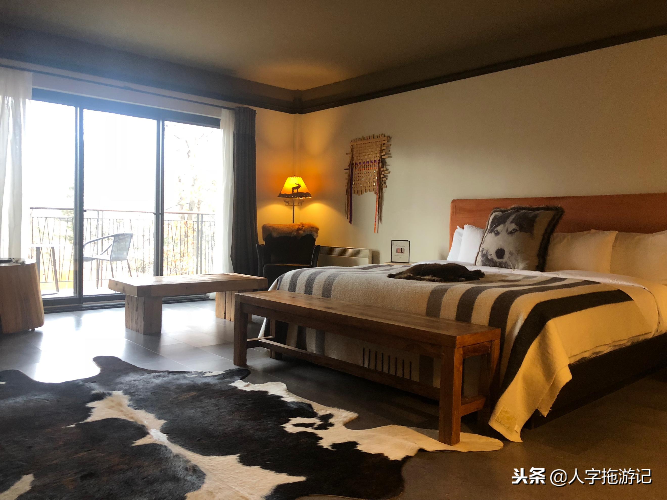 冬日极客,加拿大Wendake穿着狼爪去狼族