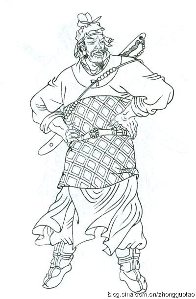 牛牧野水浒扑克,牛牧野水浒人物