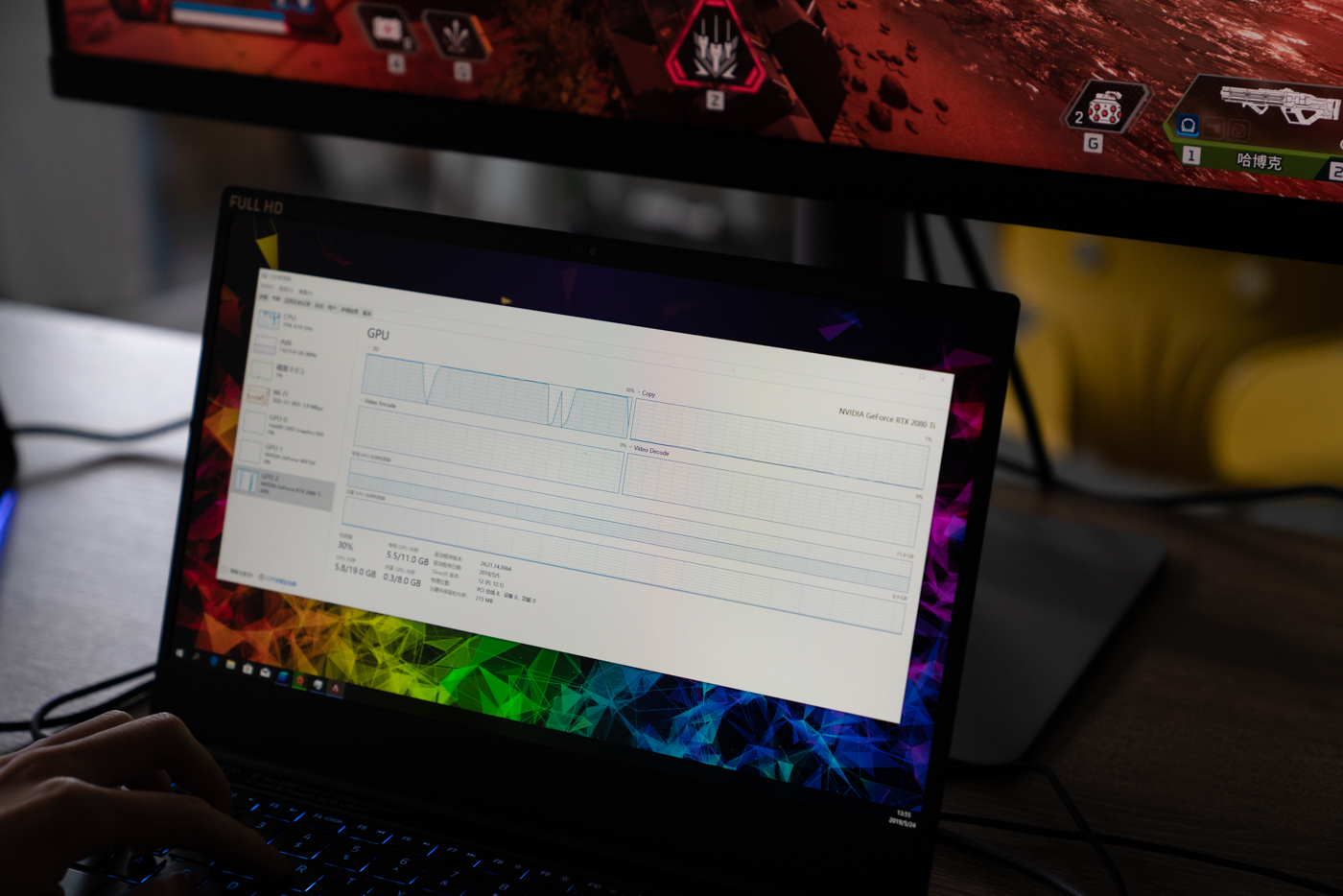 雷蛇razer战核x幻彩版显卡扩展坞,雷蛇战核x连接外置显示器