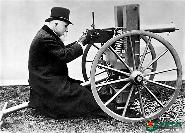 便携式马克沁机枪,高射版马克沁机枪