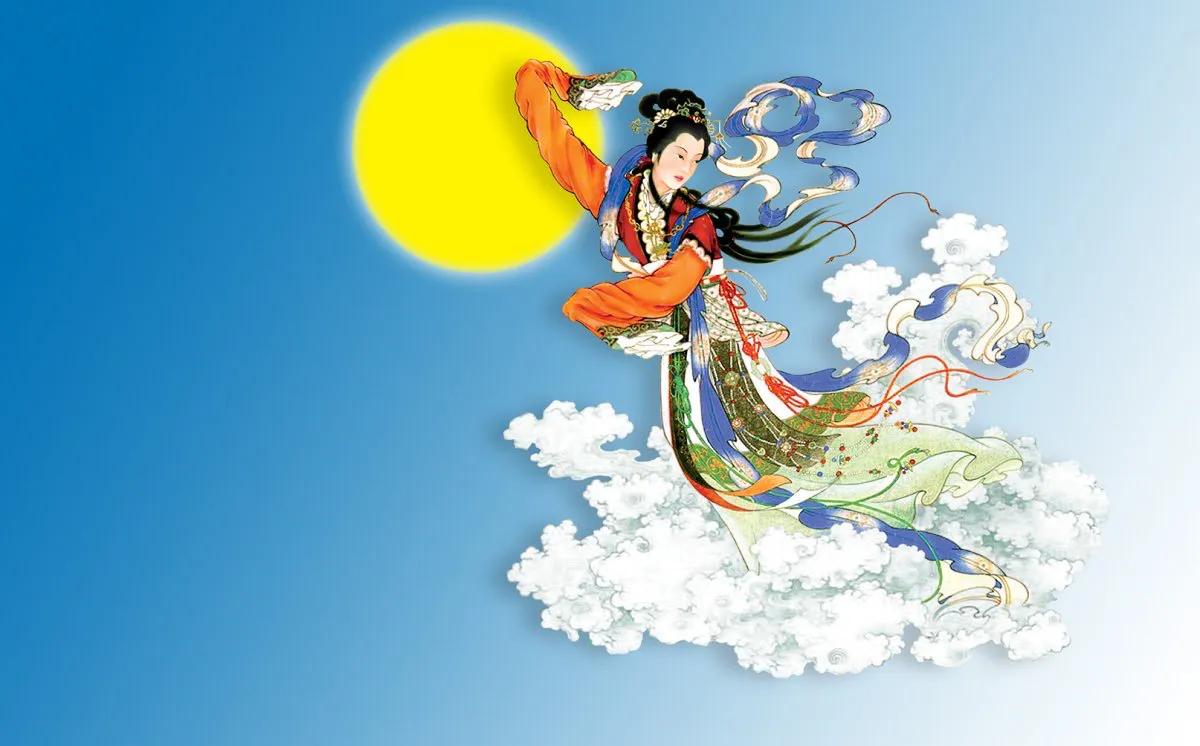 月圆灯明习俗,月圆中秋传统文化作品