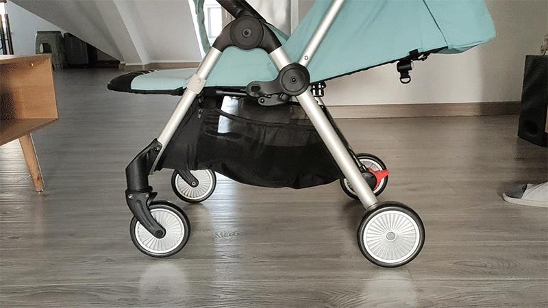 婴儿车推荐可坐轻便遛娃神器,可坐可躺一键折叠婴儿车怎么用