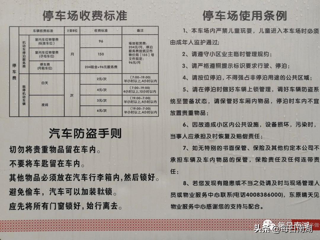 各小区停车收费一览表,买了车位却停不了