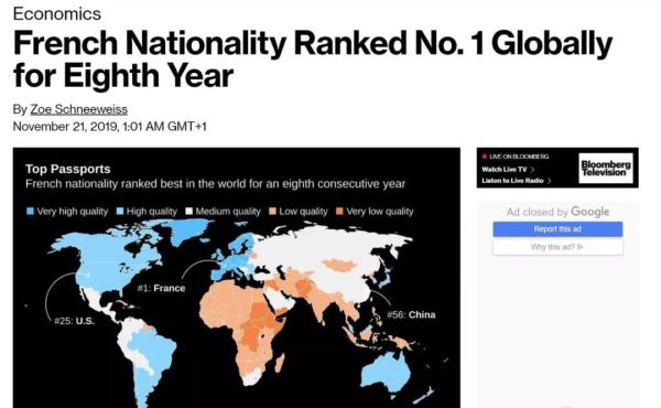 全球护照实力排行榜2024,世界护照排行榜前十名