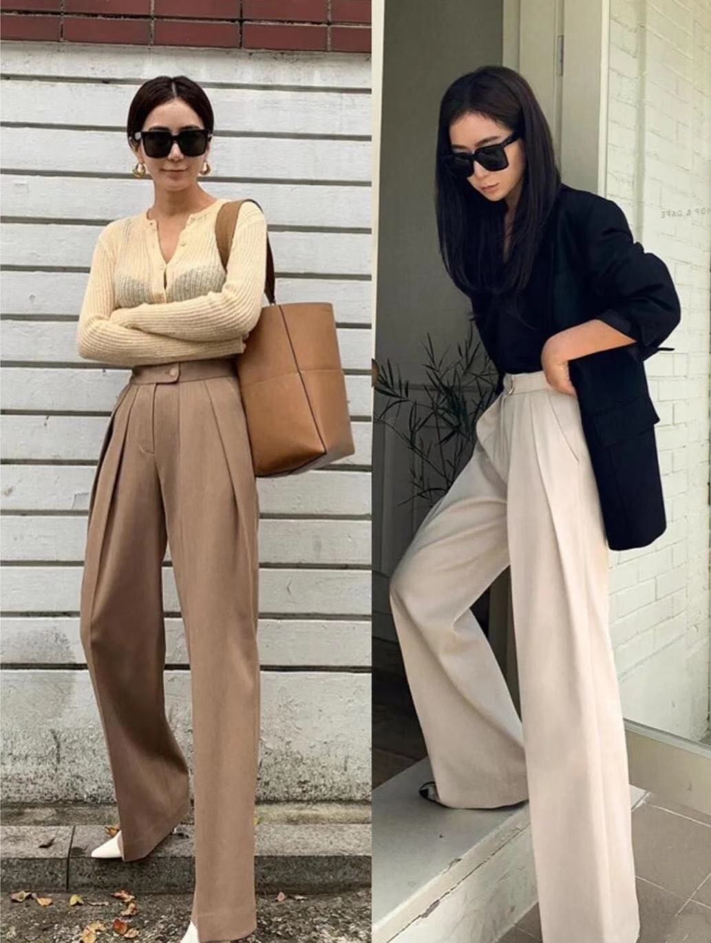 很有冬日韩系穿搭韵味,简约耐看的韩系秋冬穿搭范本