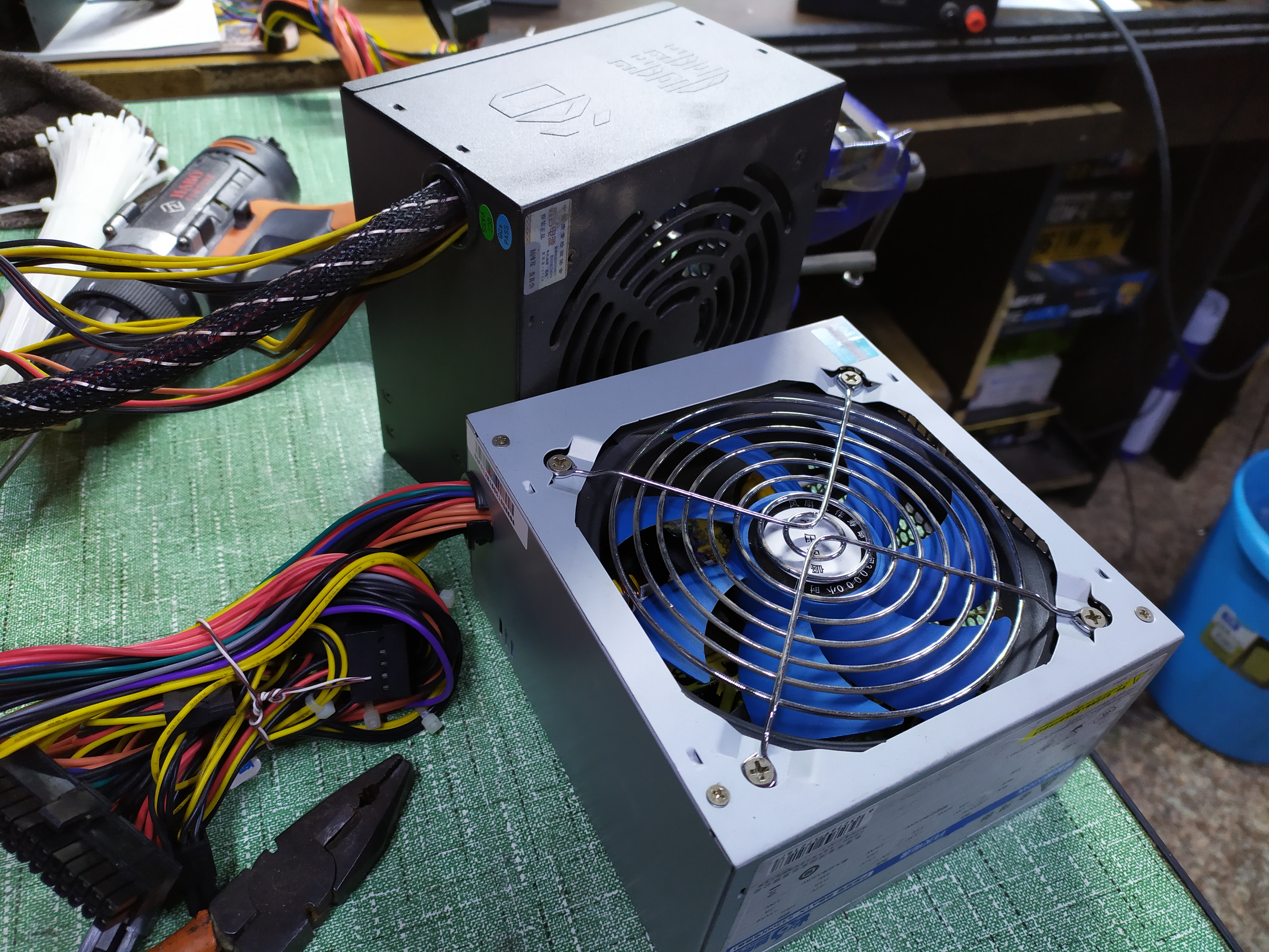 闲置的台式机电脑电源别扔了,老式台式机电脑电源改可调电源